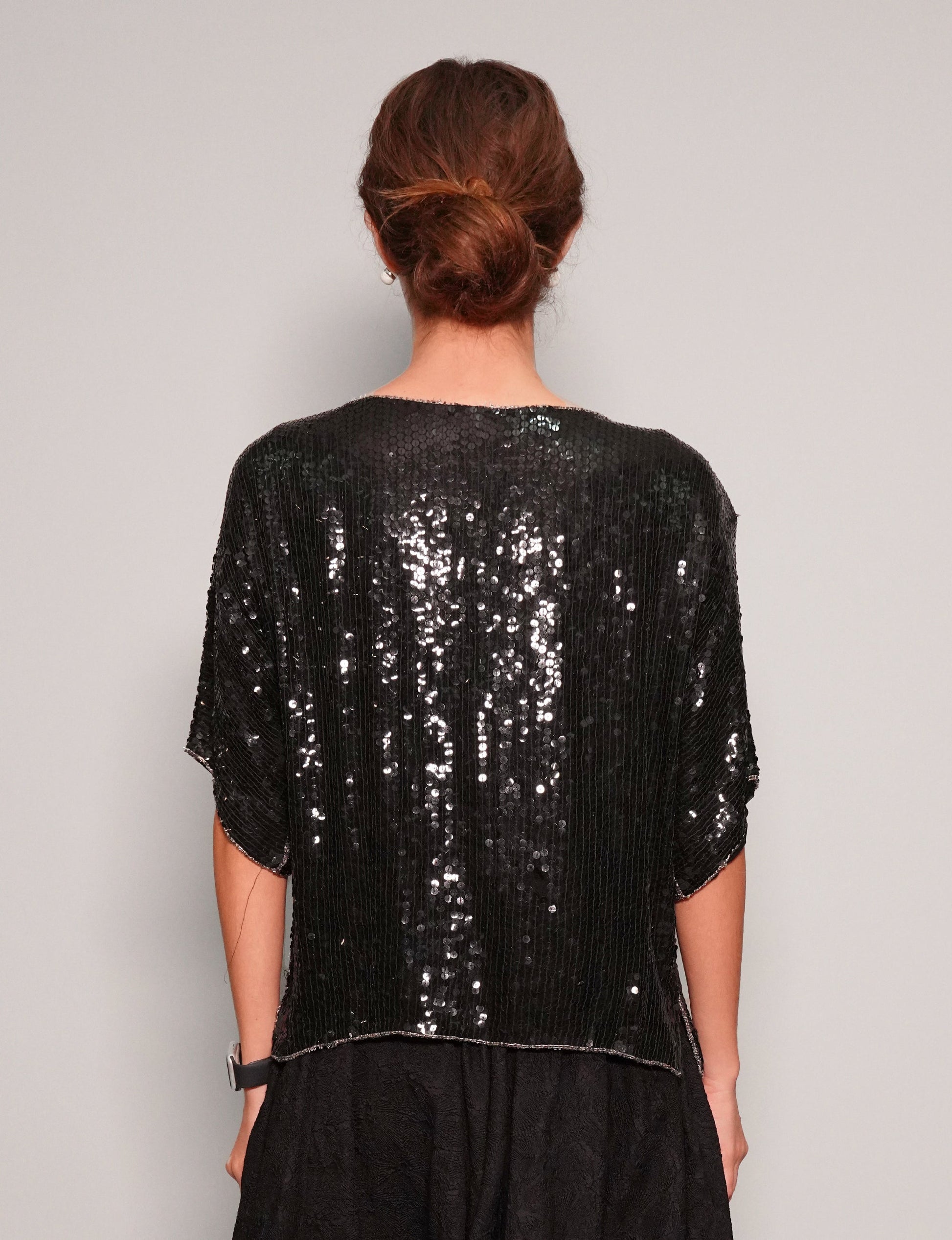 Vintage Art Deco Sequinned Top