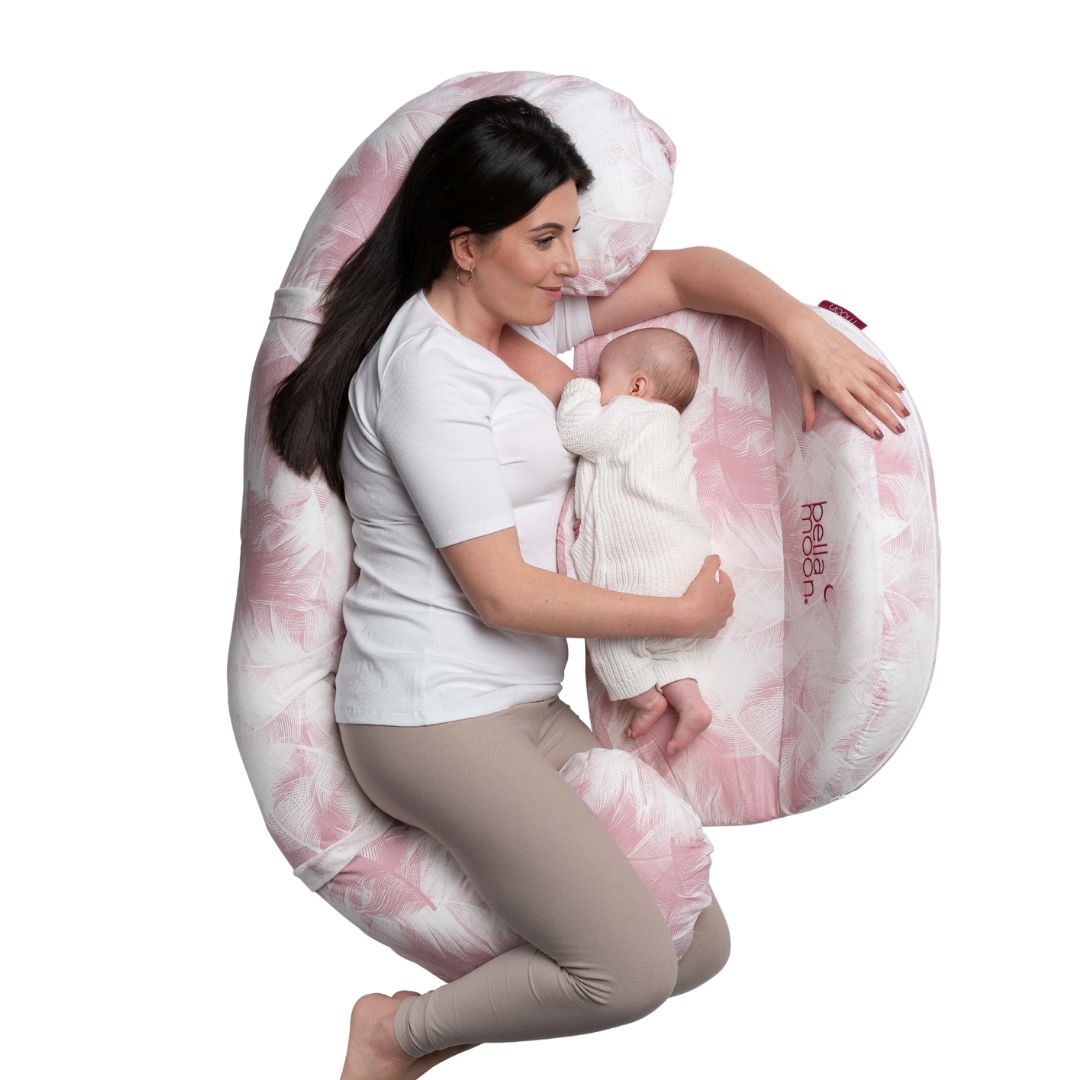 5-in-1 Cocoon Feather Nest Breastfeeding Pillow Set