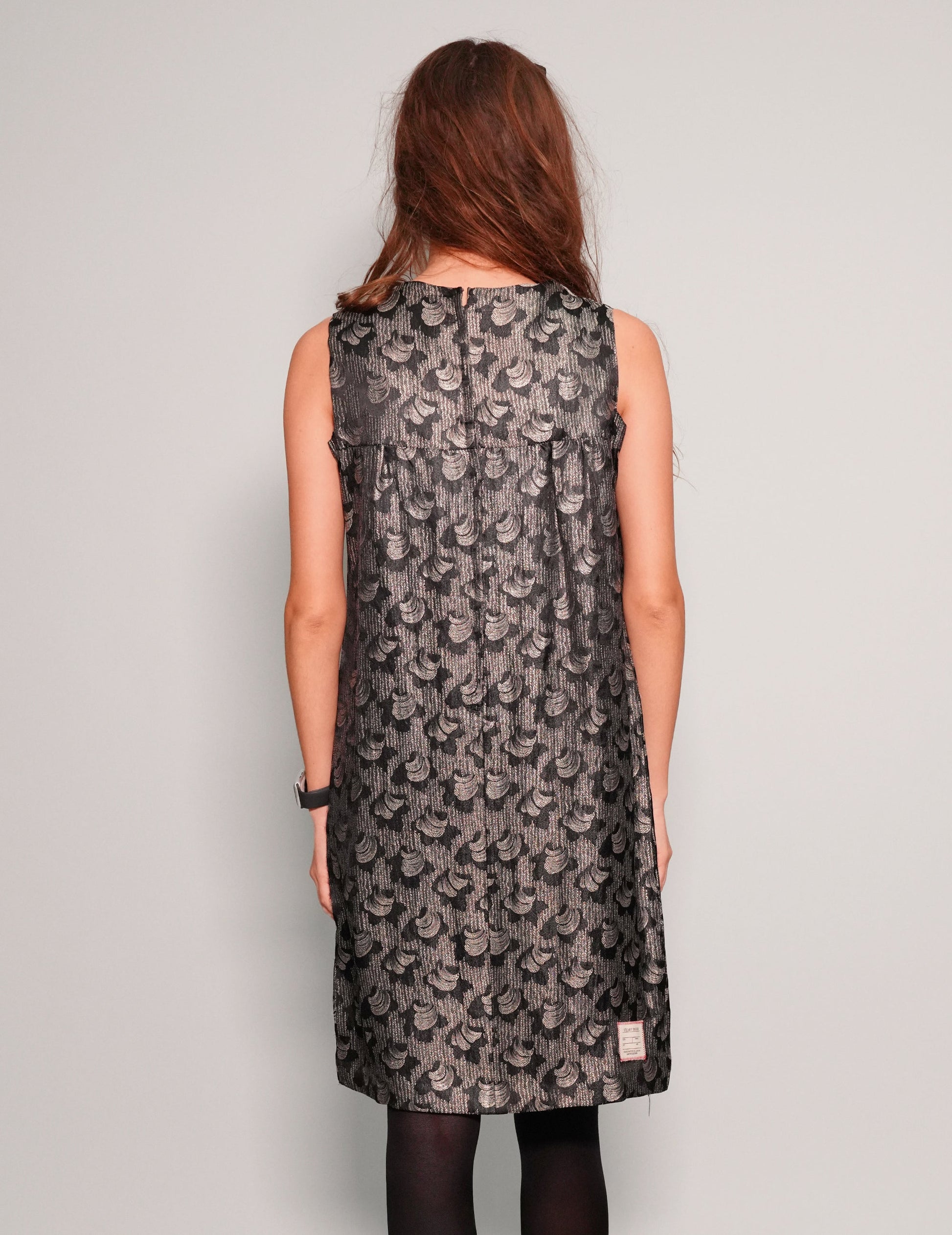 Vintage Shell Jacquard Cocktail Dress