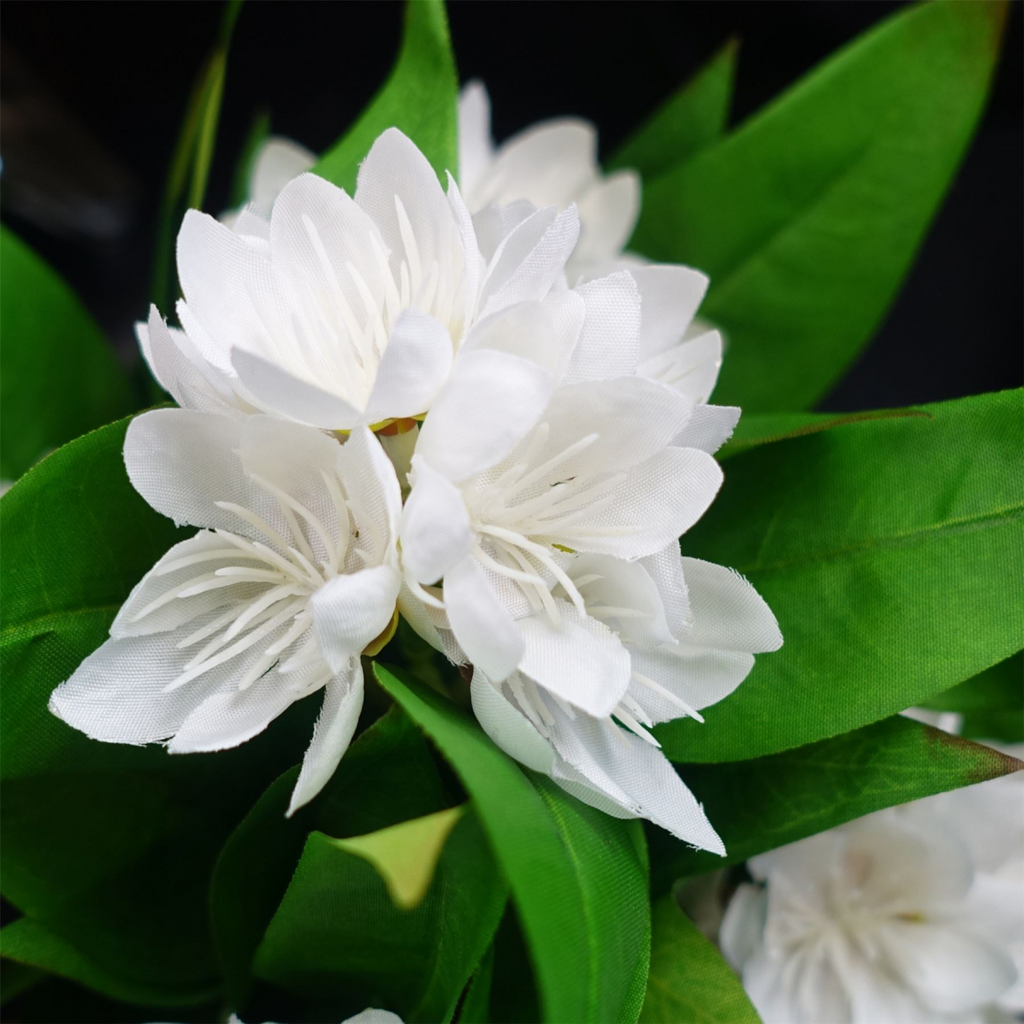 3 Pack Artificial Freesia Plants in Pink White and Blue