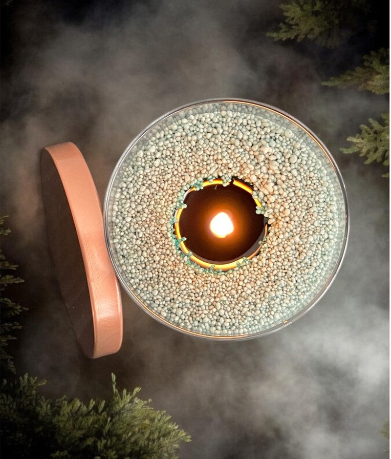 The Candledust 160 Emerald Green Unscented Candle - Luxury & Eco-Friendly Home Decor by Candledust at www.brixbailey.com