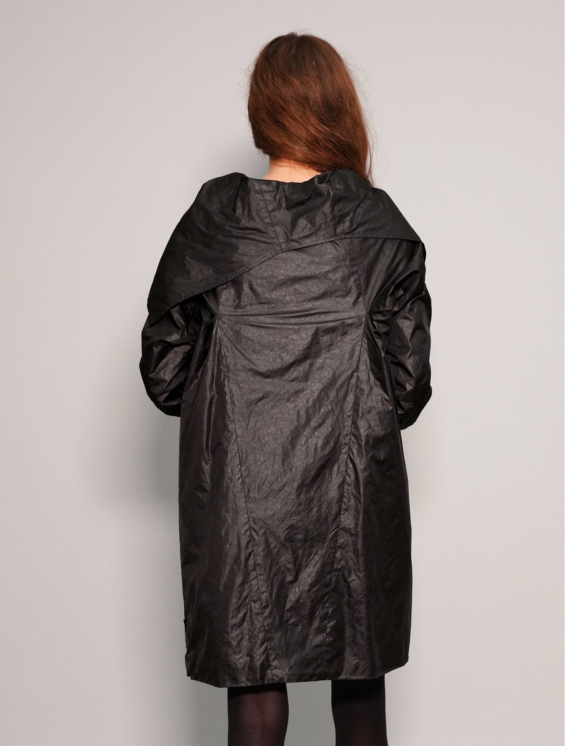 Vintage Rubberised Funnelneck Mac