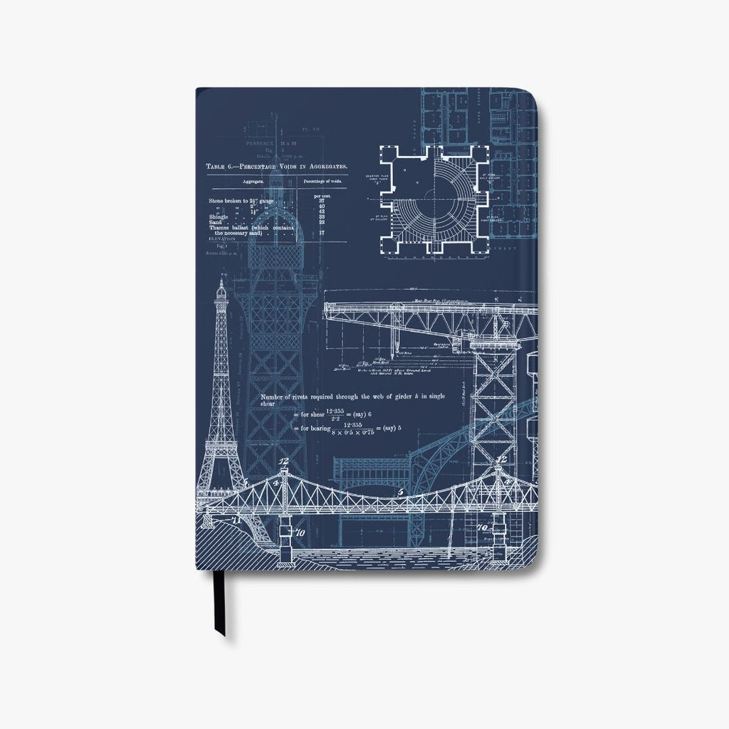 Structural Engineering A5 Hardcover Notebook