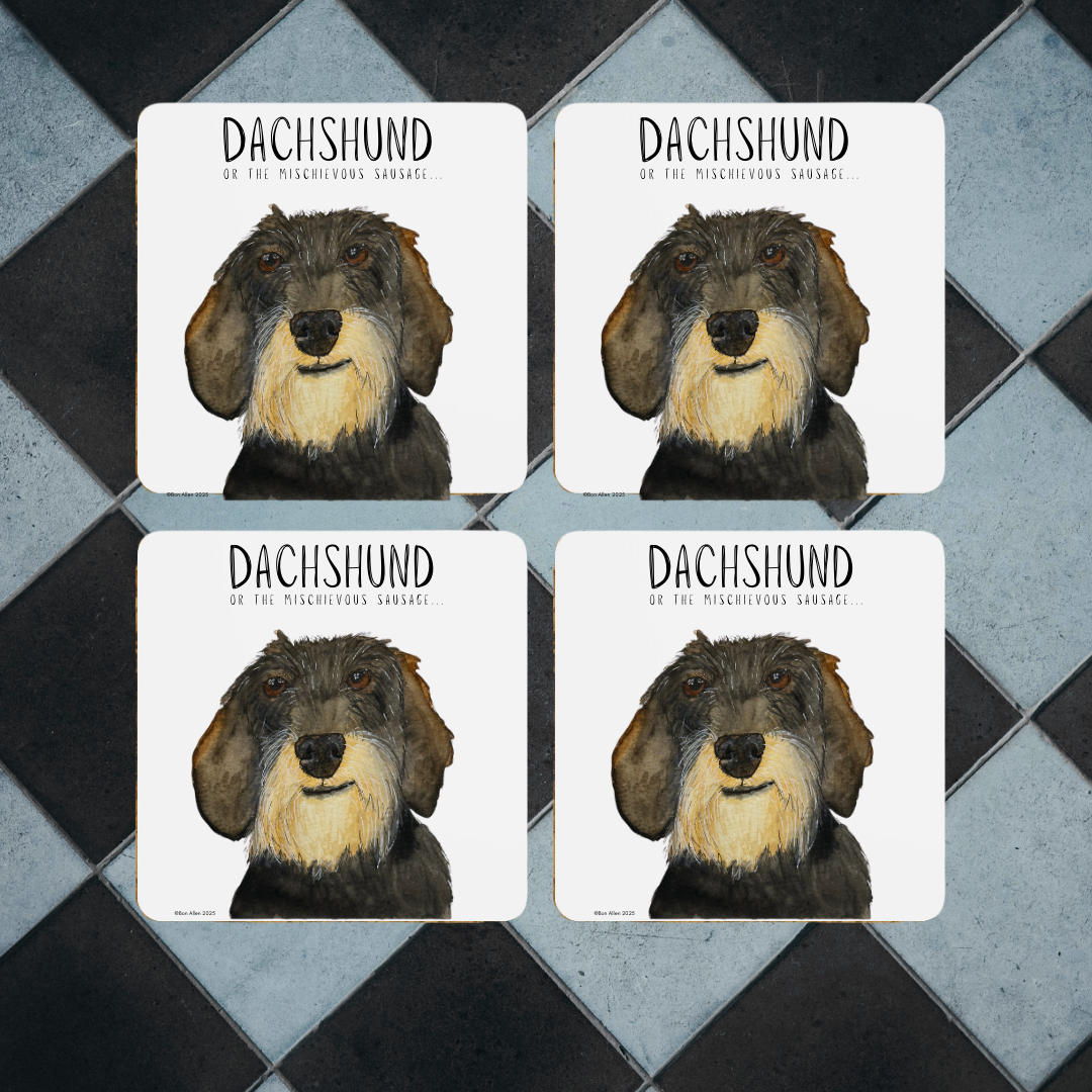 Dachshund Coaster Set of 4