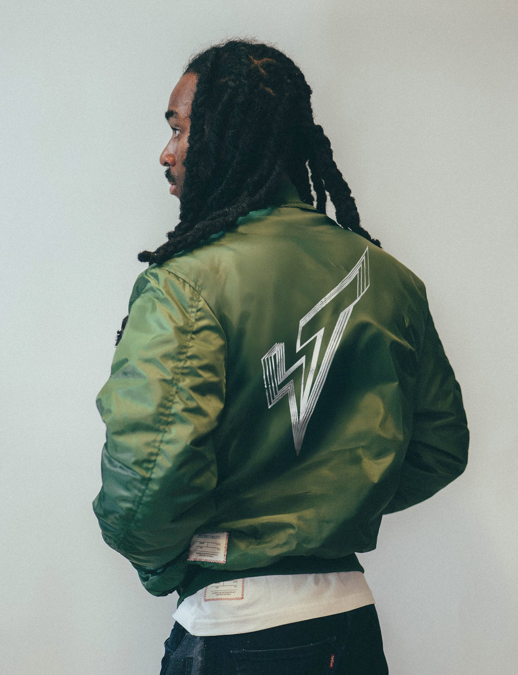Vintage Green MA-1 Bomber Jacket