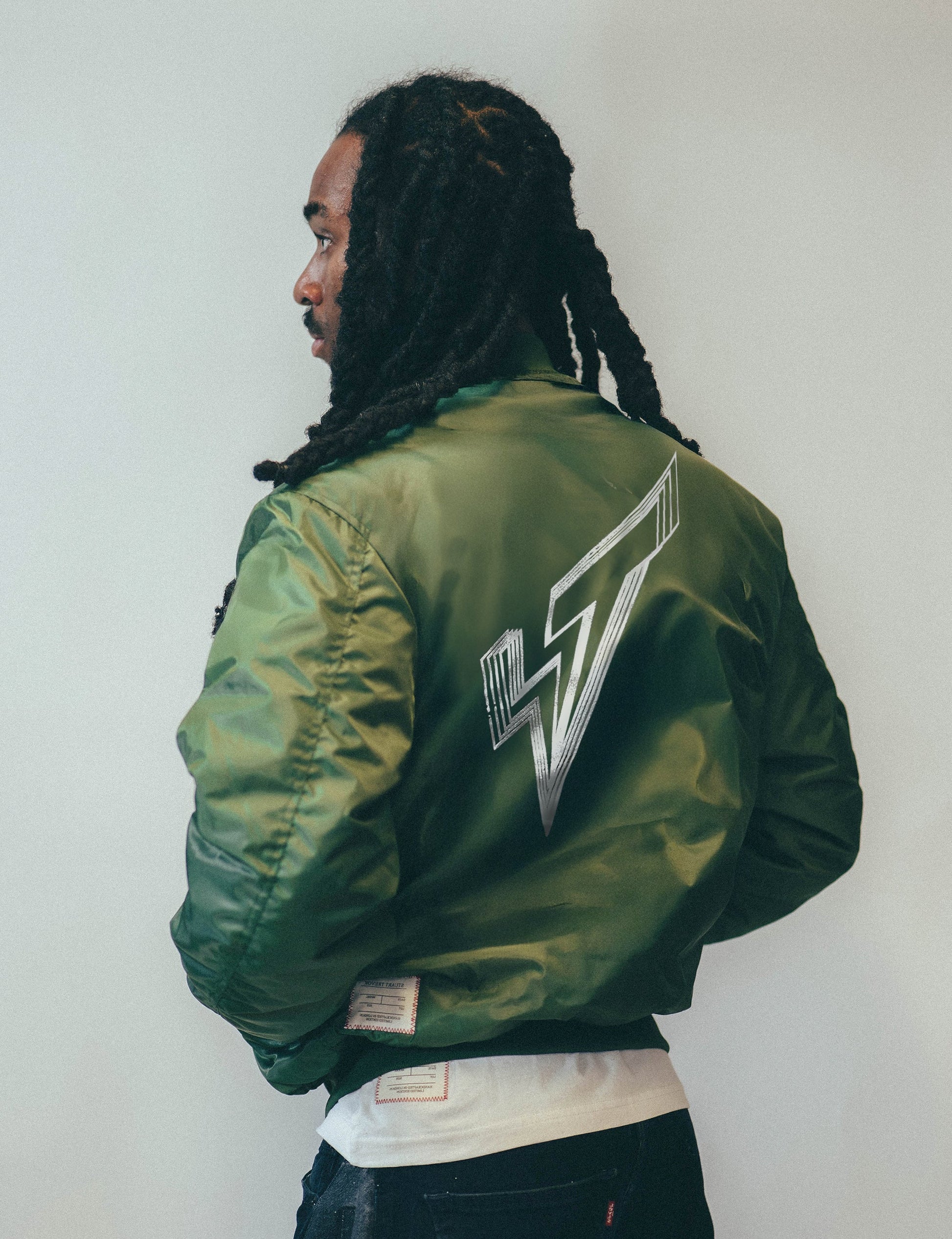Vintage Green MA-1 Bomber Jacket