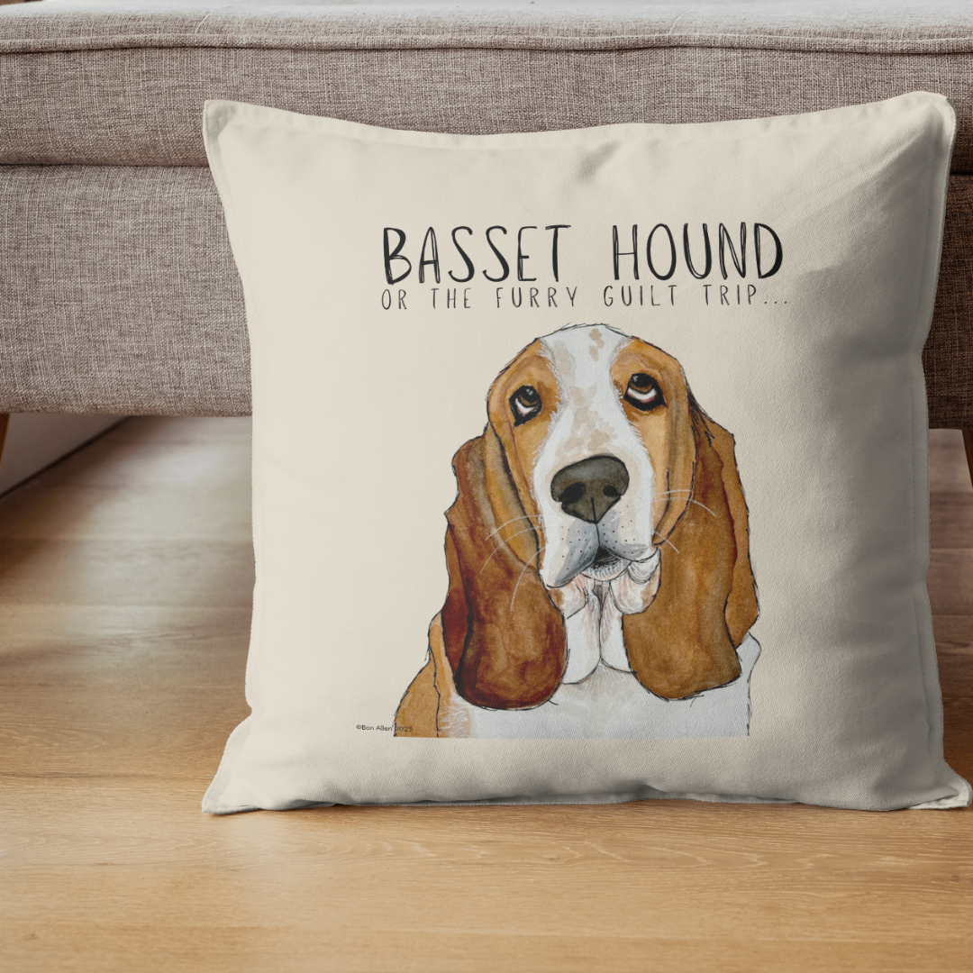 Basset Hound Cushion Cover