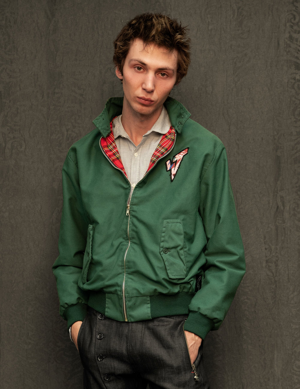 Classic Green Harrington Jacket