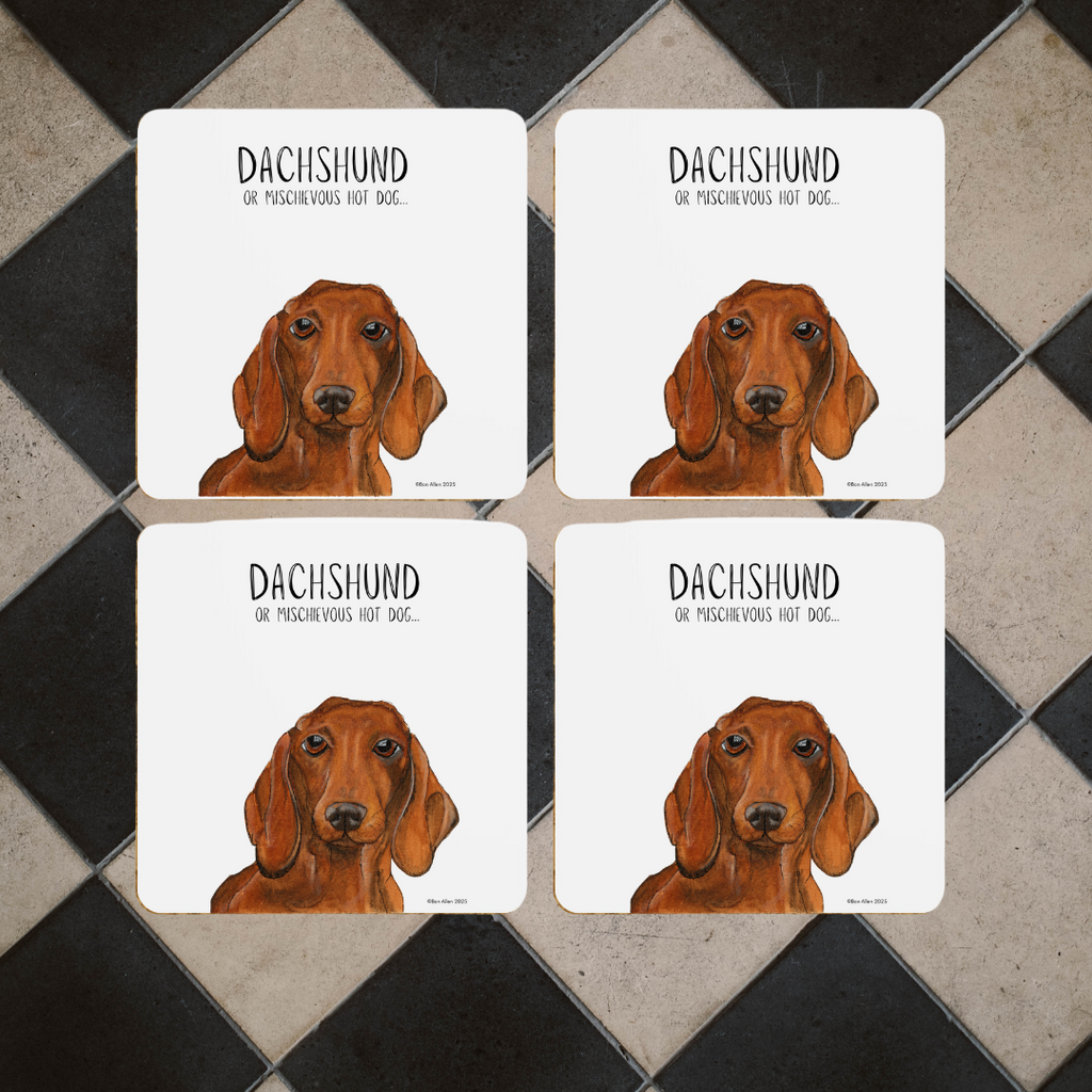 Dachshund Coaster Set of 4