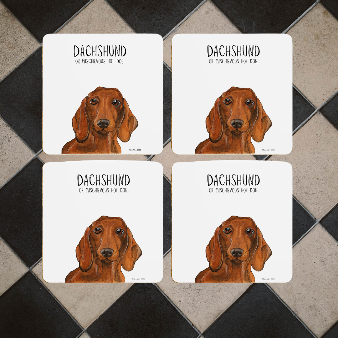 Dachshund Coaster Set of 4