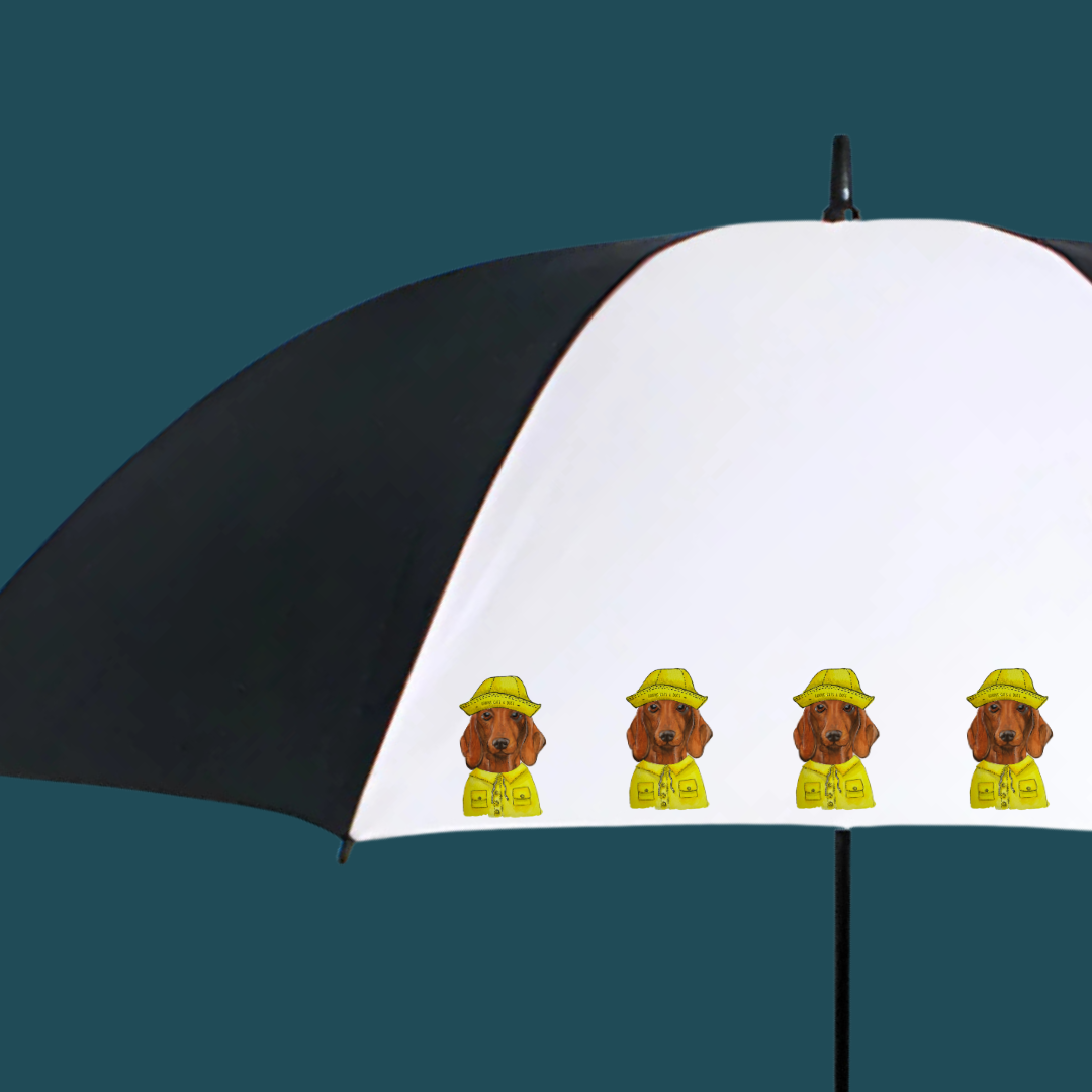 Dachshund Downpour Defender Golf Umbrella