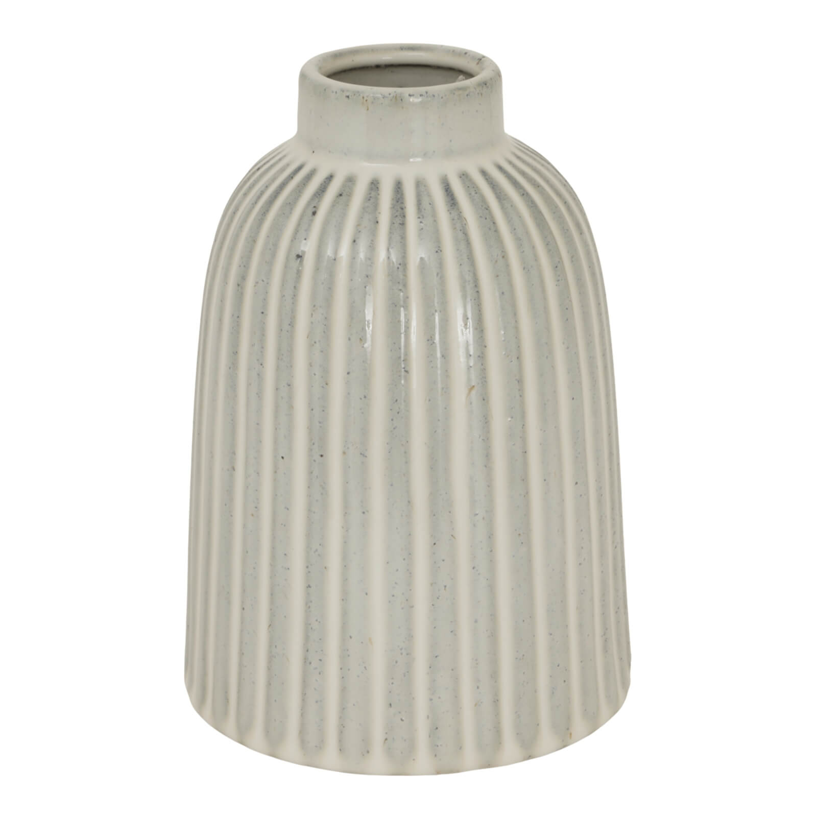 White ceramic bell vase with elegant silhouette, modern minimalist home dÃ©cor centerpiece, 20cm height. by Sostter at brixbailey.com