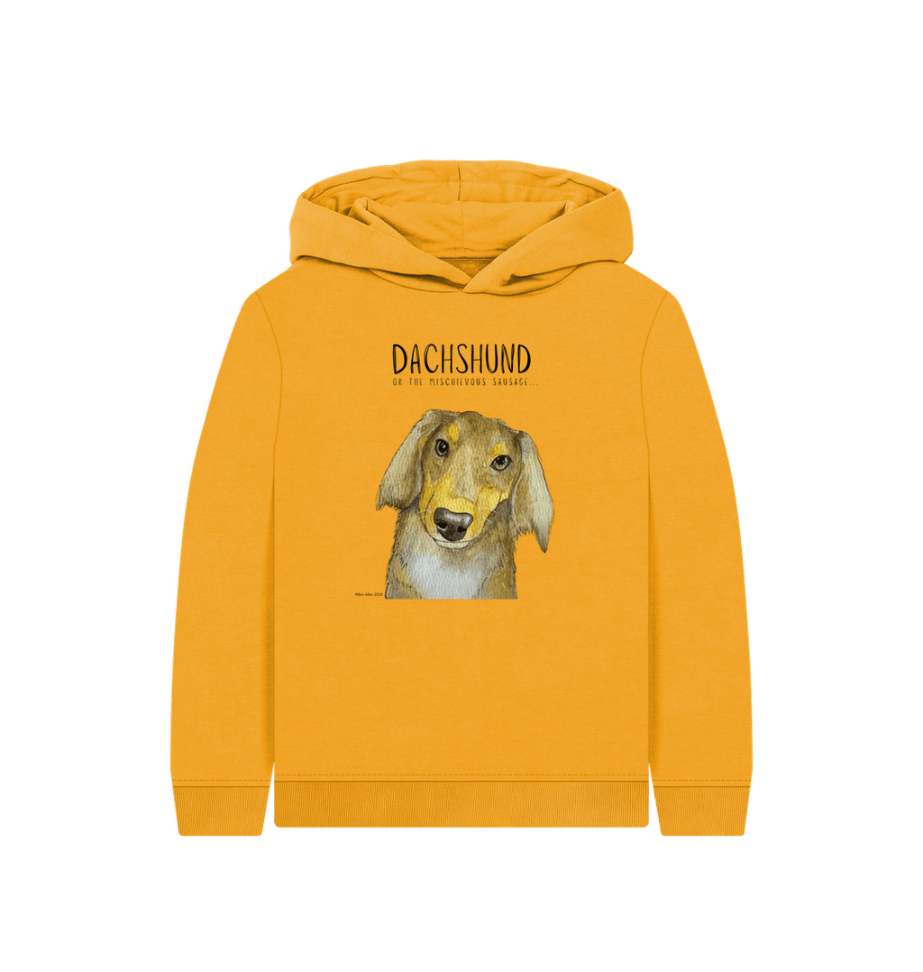 Mischievous Long Haired Sausage Hoodie for Kids