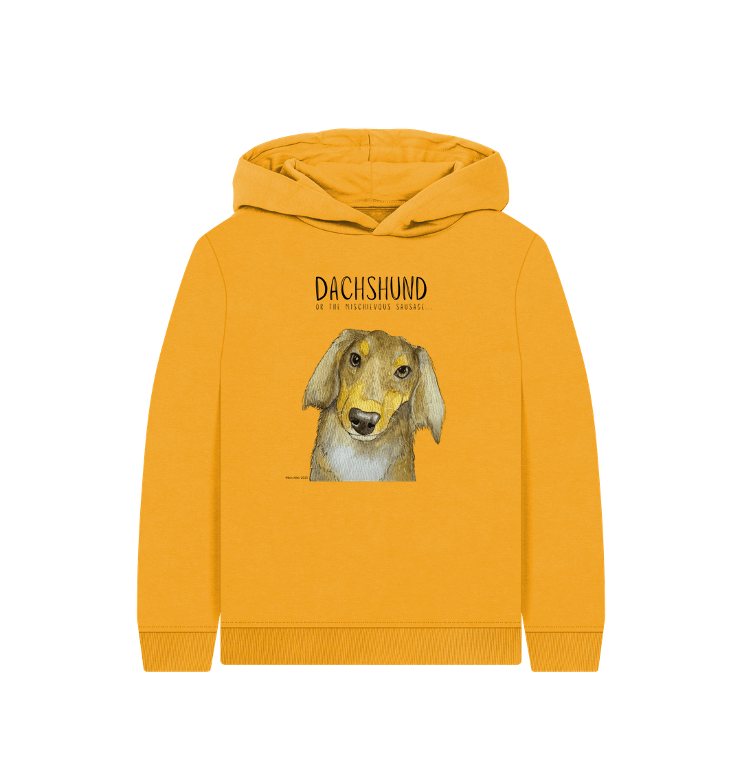 Mischievous Long Haired Sausage Hoodie for Kids