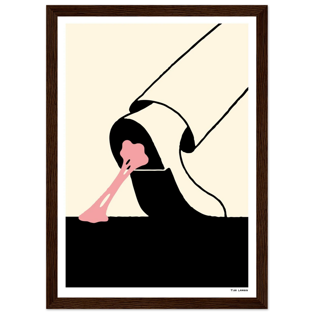 Stuck Framed Print