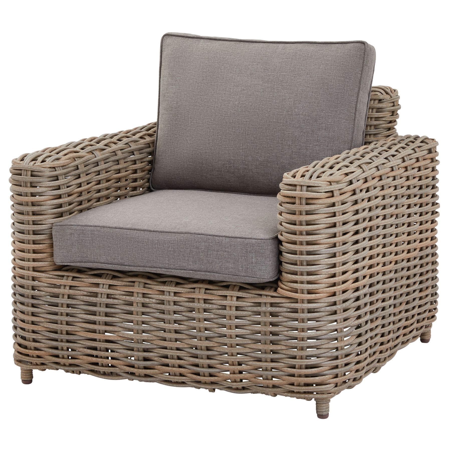 Premium 5-piece outdoor wicker set with beige cushions, aluminum frame, and matching coffee table for patio relaxation. by Sostter at brixbailey.com