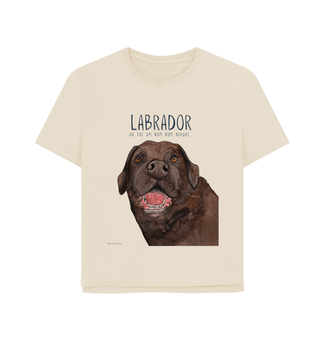 Feed Me Snacks and Compliments Chocolate Labrador Tee