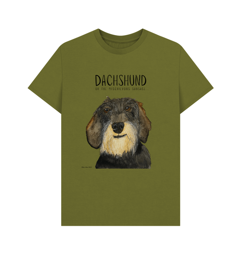 Wire Haired Dachshund T Shirt Mischievous Hot Dog Energy