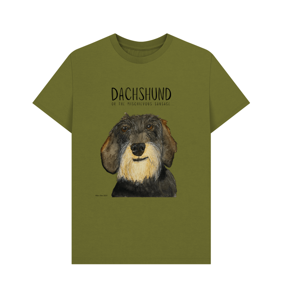 Wire Haired Dachshund T Shirt Mischievous Hot Dog Energy
