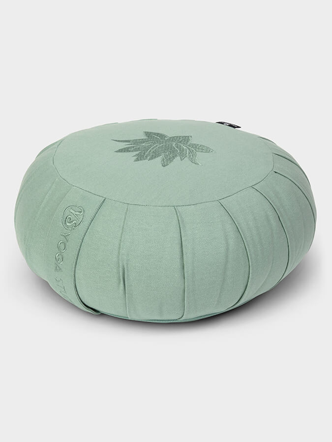 Organic Cotton Round Lotus Zafu Buckwheat Meditation Cushion