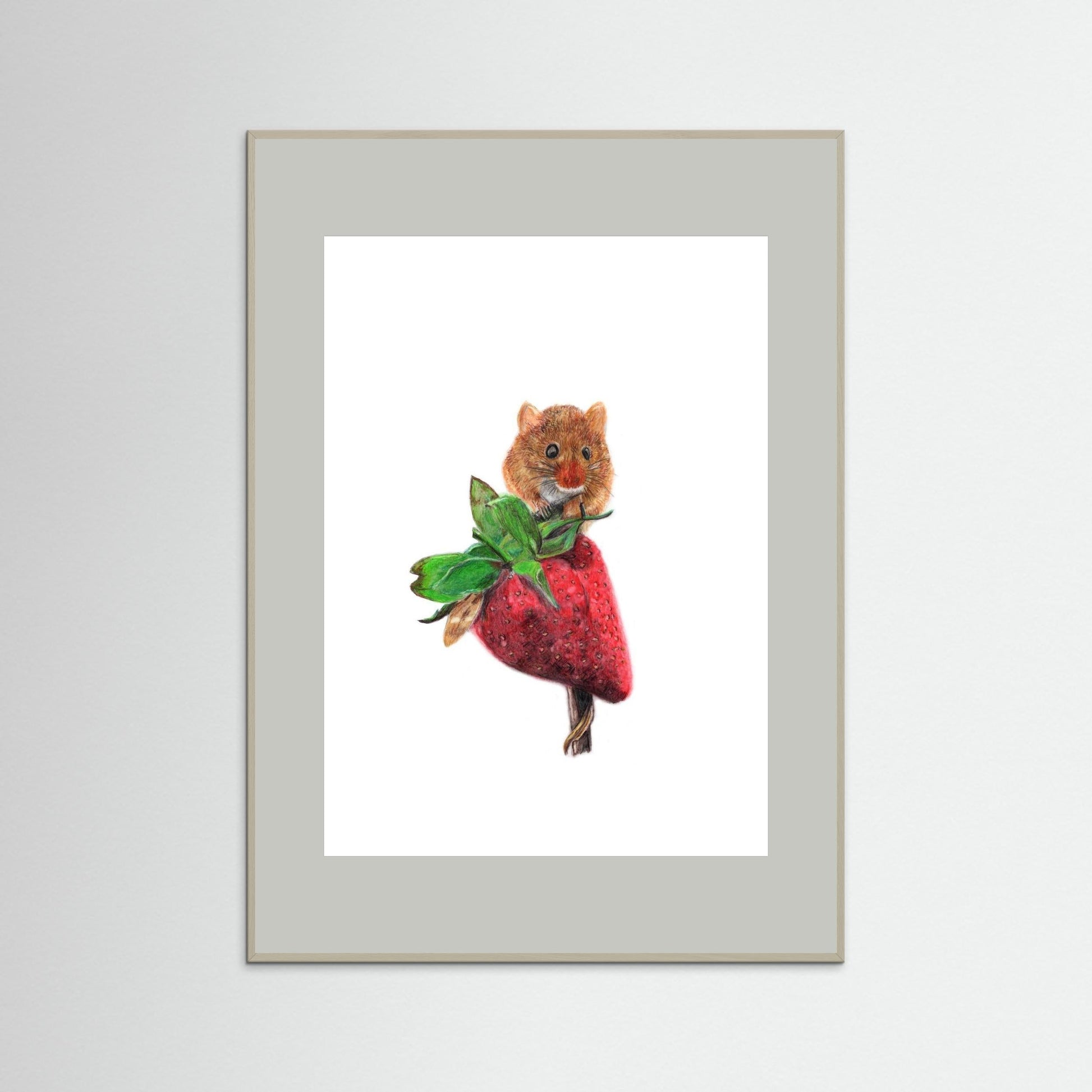 Field Mouse Wildlife Art Print