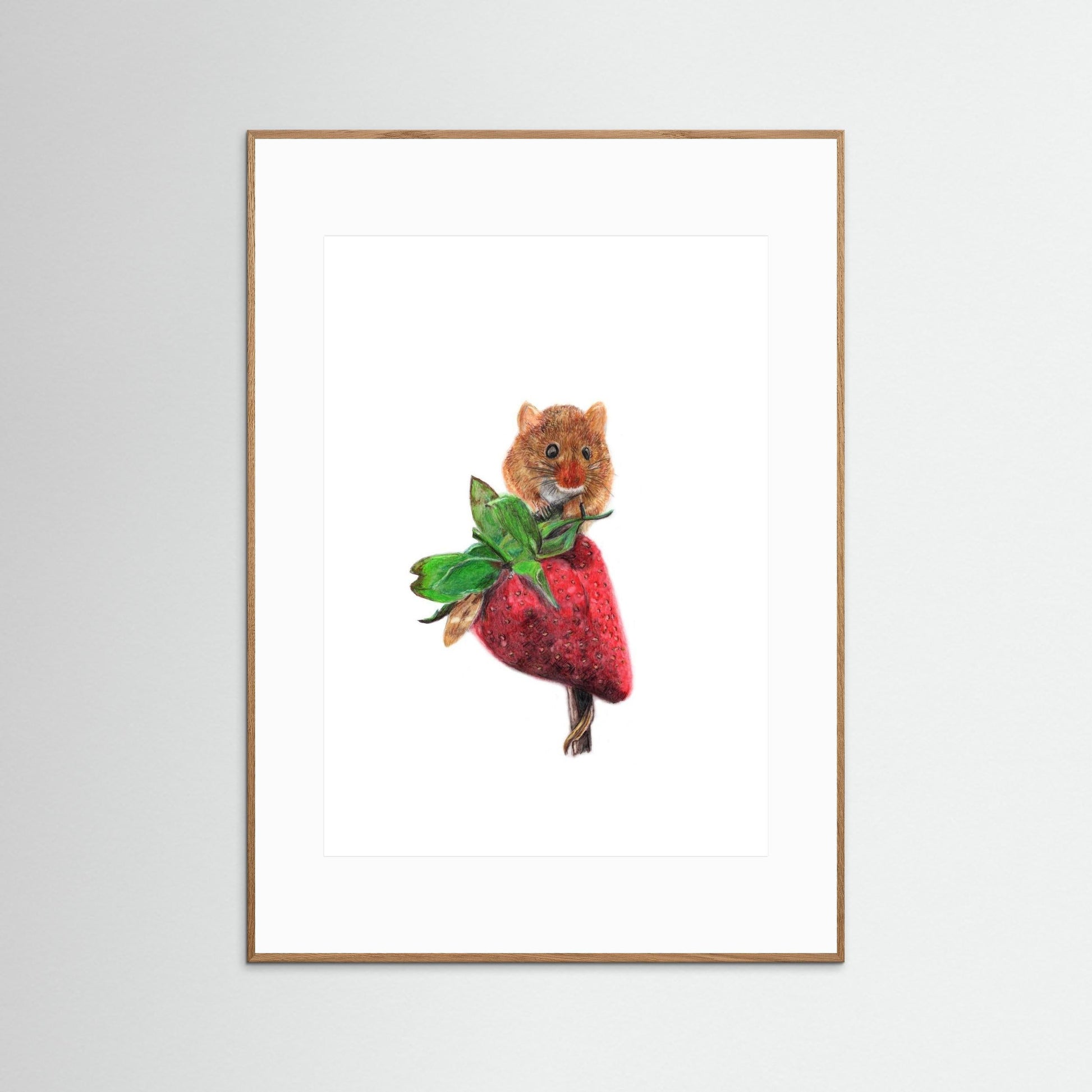 Field Mouse Wildlife Art Print