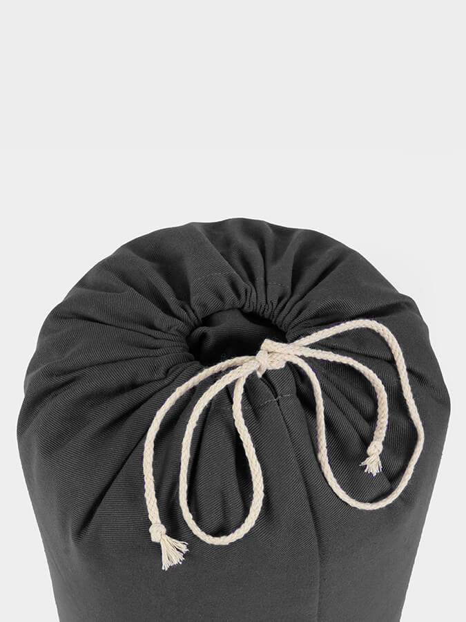 Organic Buckwheat Drawstring Bolster for Yoga