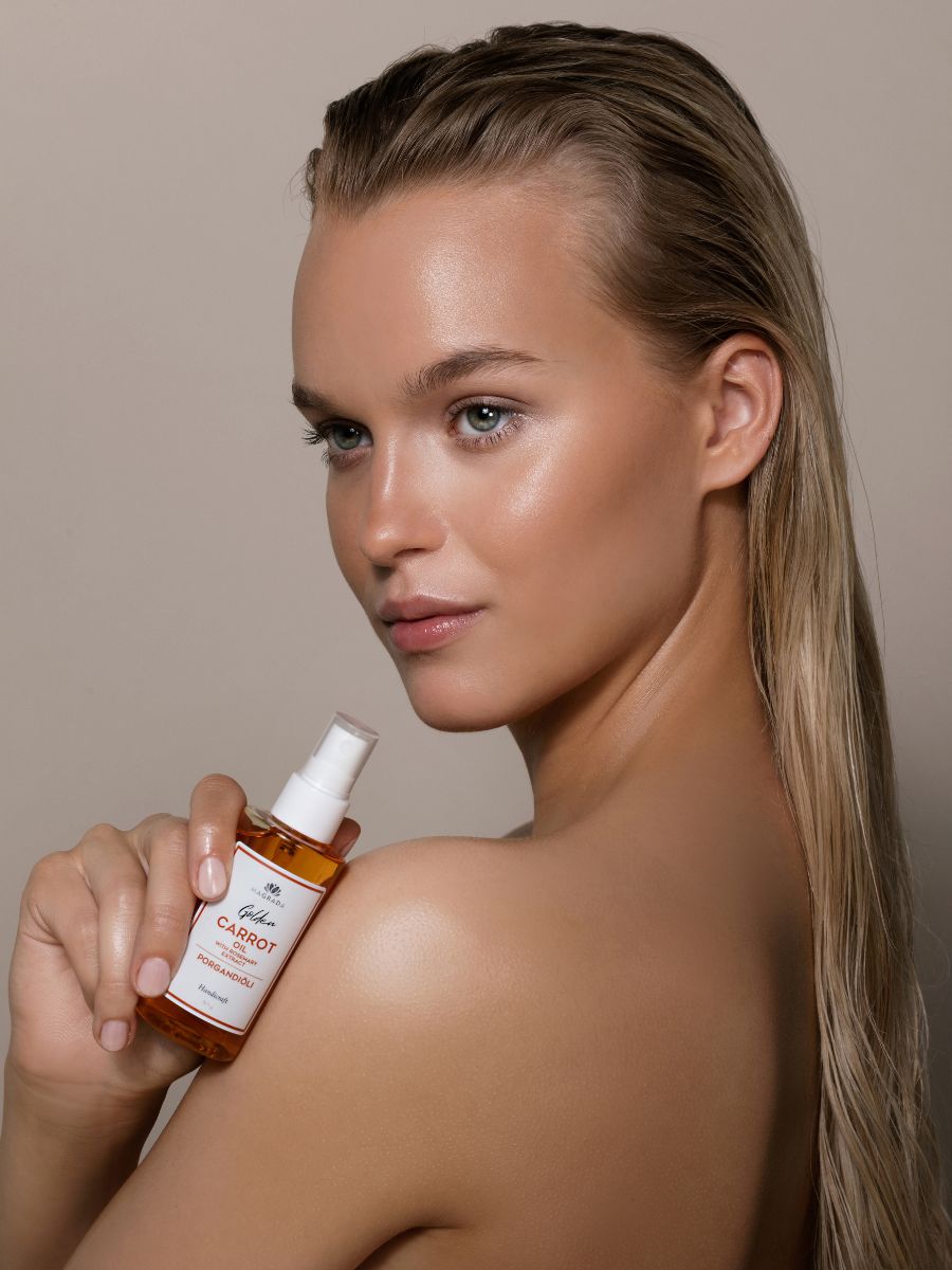 Carrot Elixir Face & Body Oil – Radiant & Organic Skincare by Magrada Organic Cosmetics at www.brixbailey.com