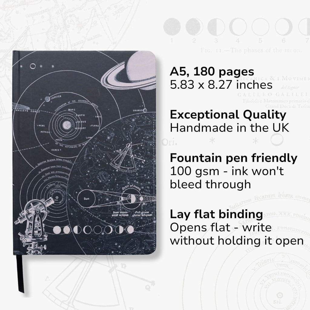 Astronomy A5 Hardcover Notebook