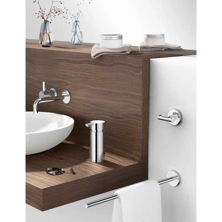 Polished Stainless Steel Soap Dispenser