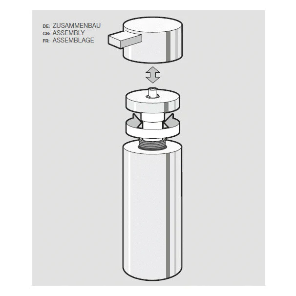 Polished Stainless Steel Soap Dispenser