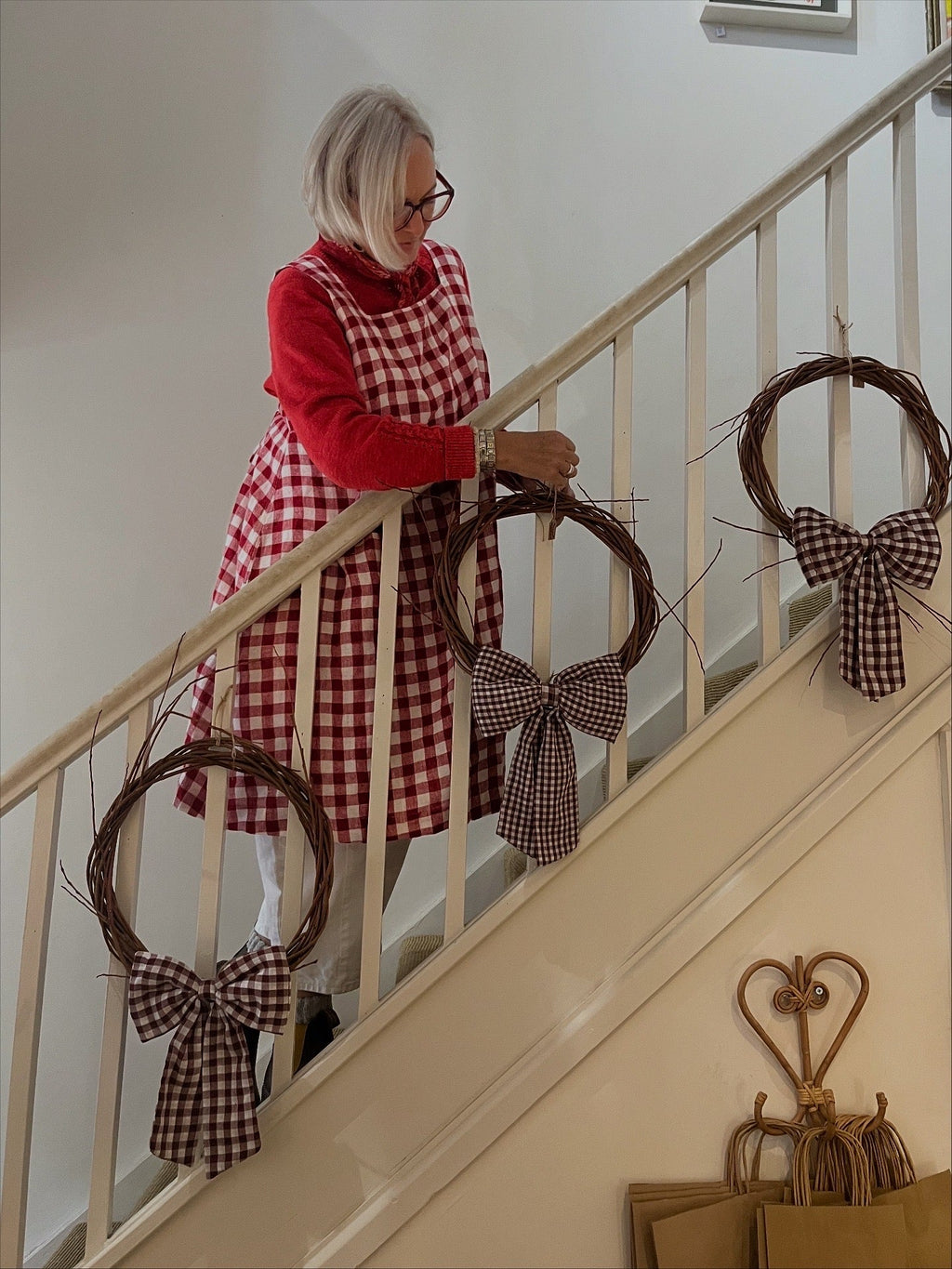 Natural Linen Apron Handmade