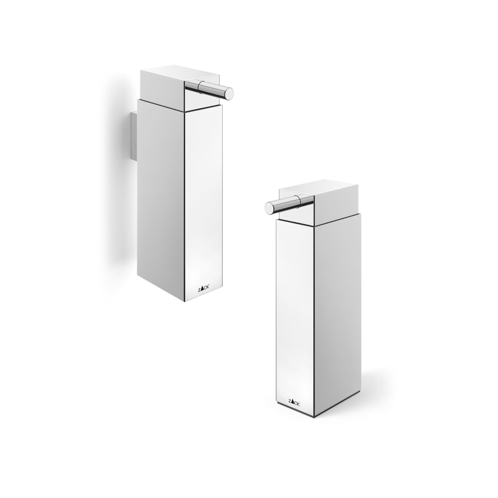Polished Stainless Steel Wall Mounted Soap Dispenser 16.7cm