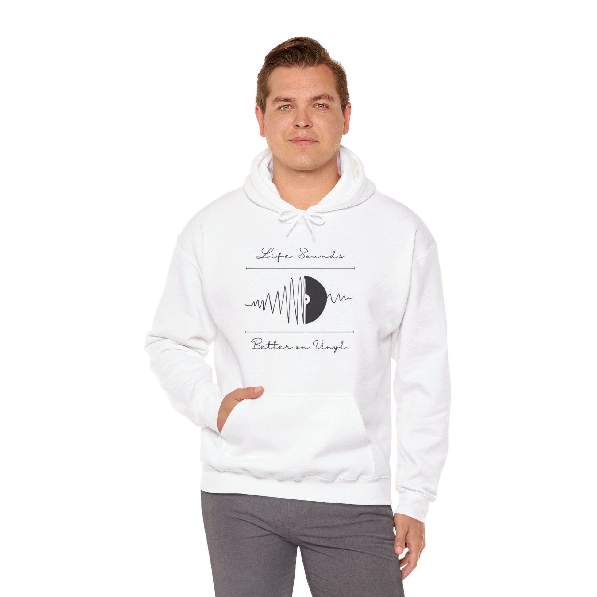 Life Sounds Better on Vinyl Men's Hoodie