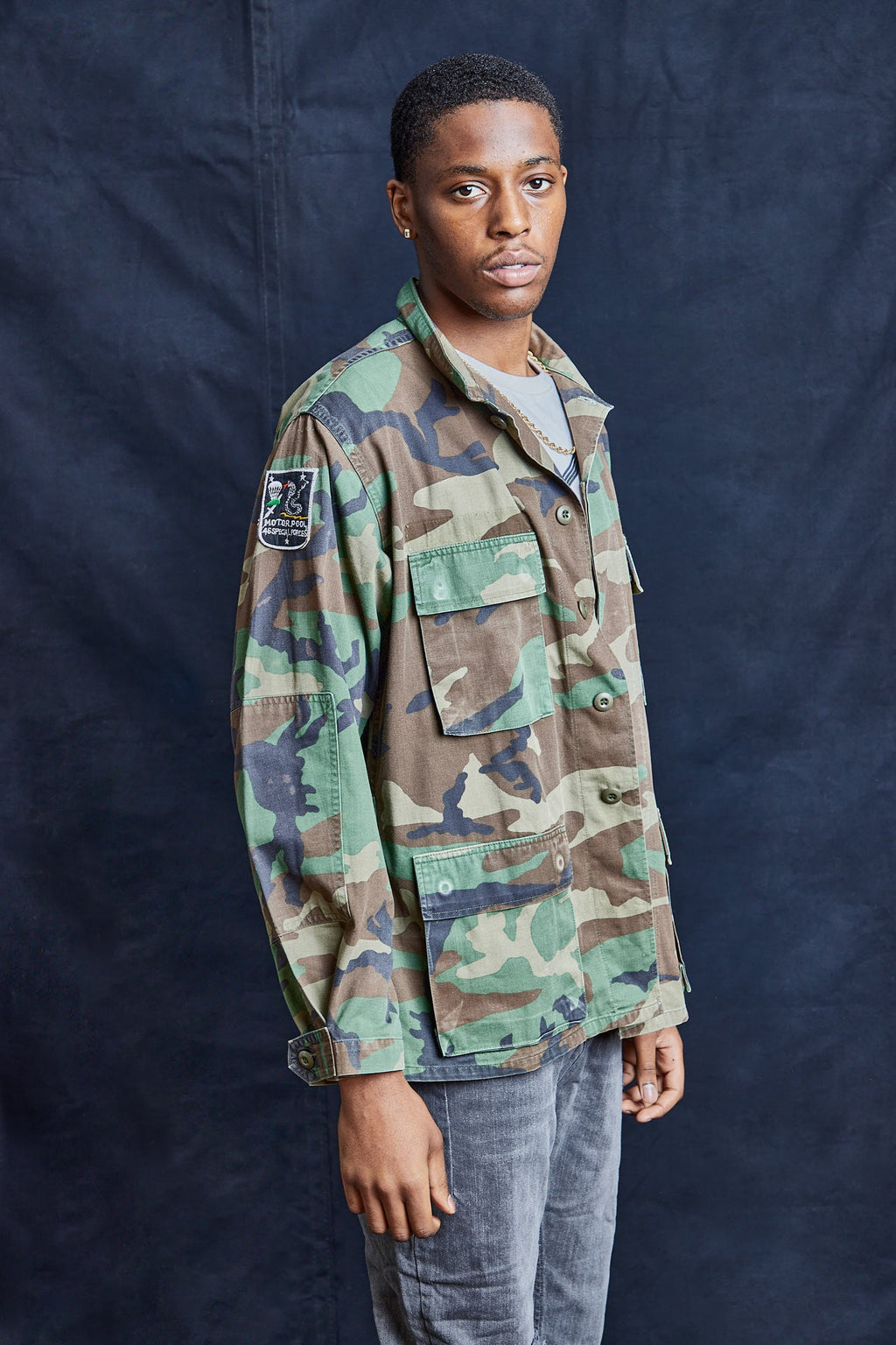 Woodland Camo Field Shirt 1980s Original