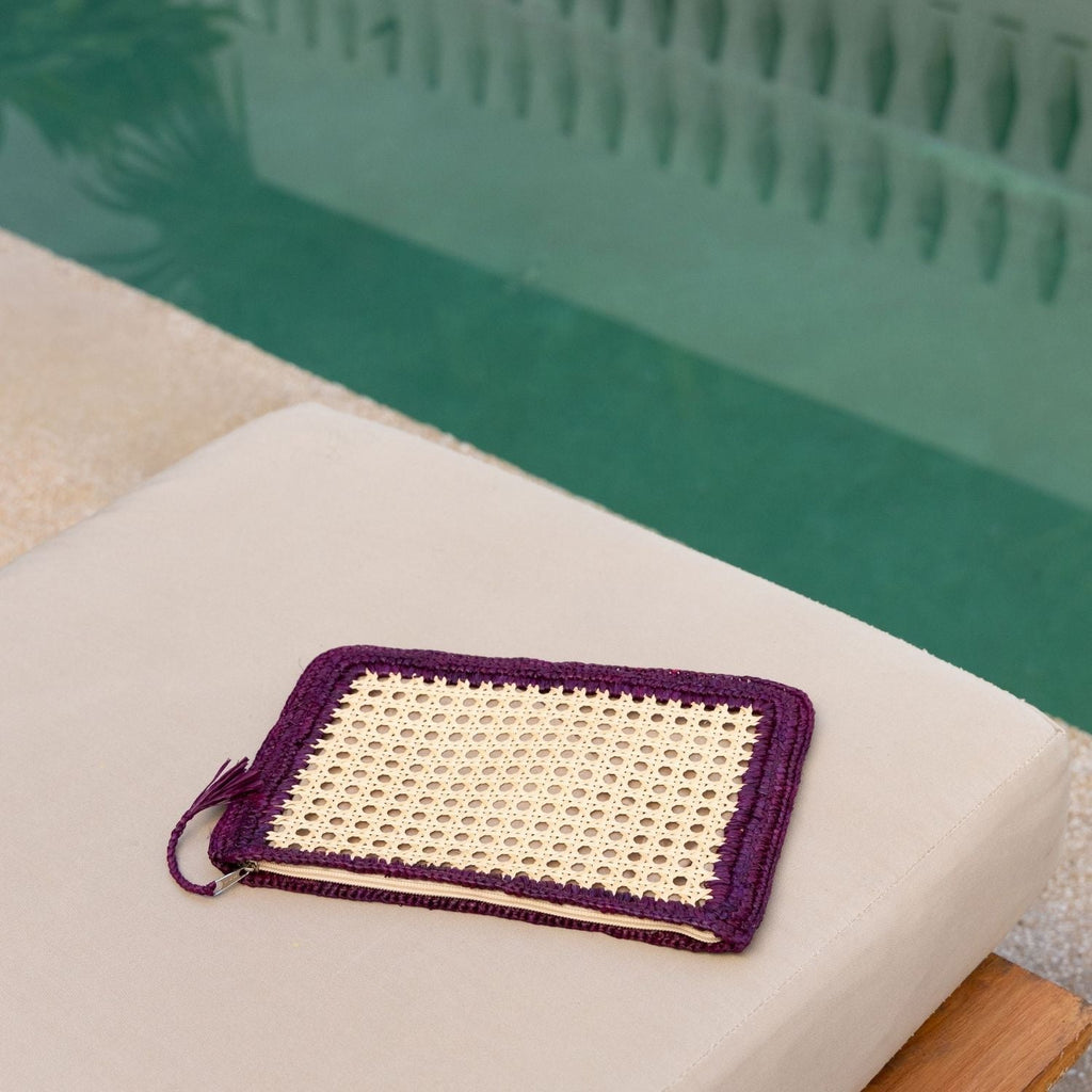 Cannage Quilted Pouch