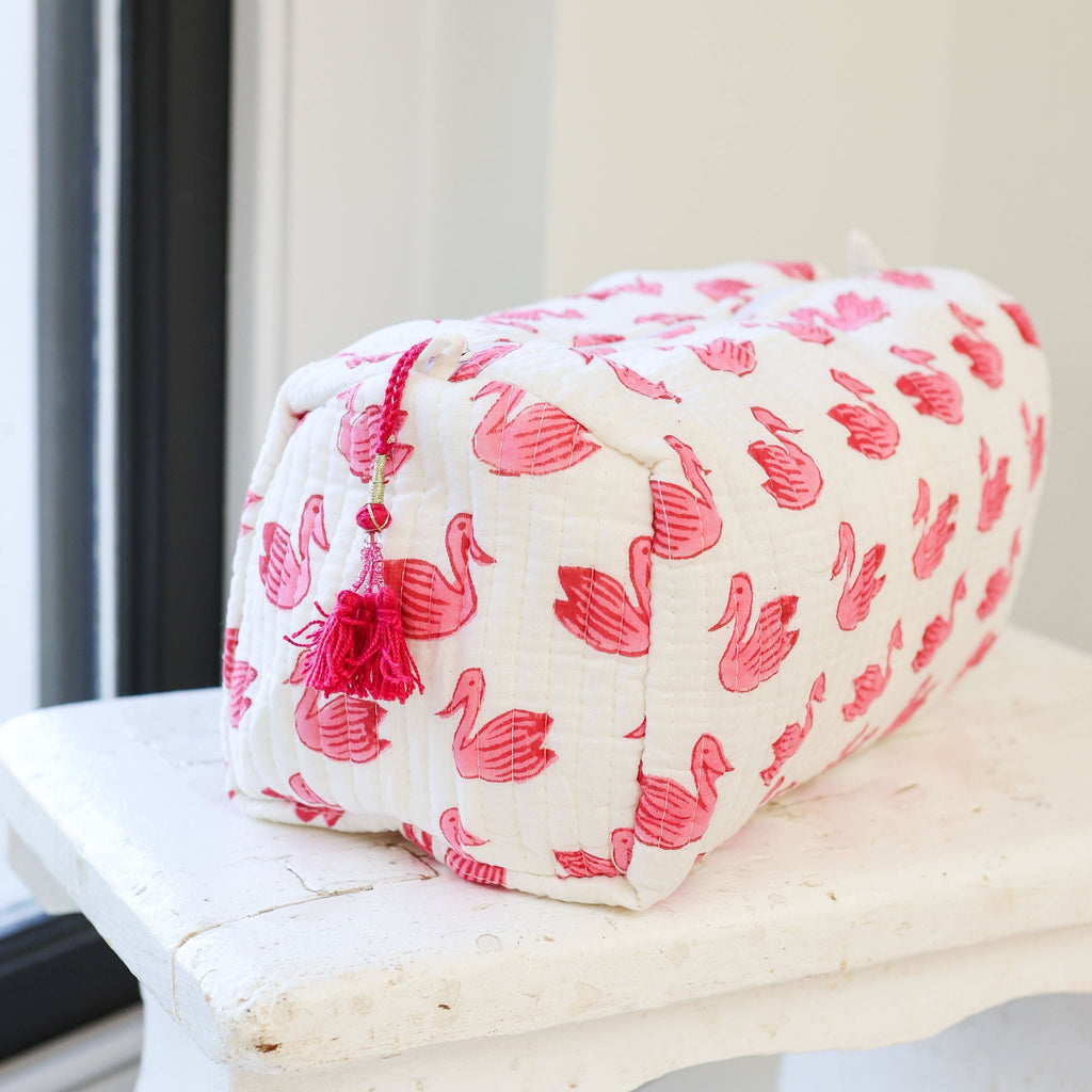 Pink Duck Wash Bag