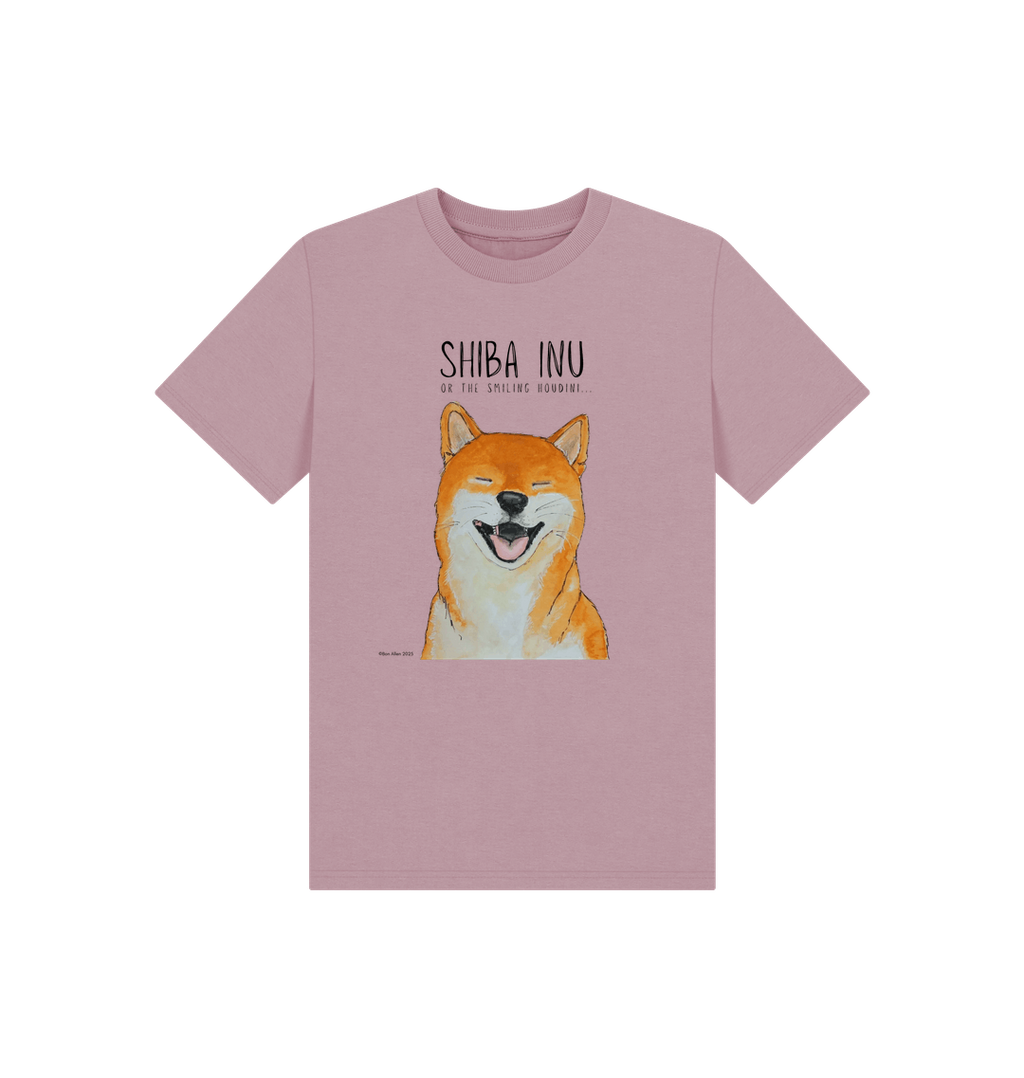 Tiny Human Big Shiba Energy Kids Tee