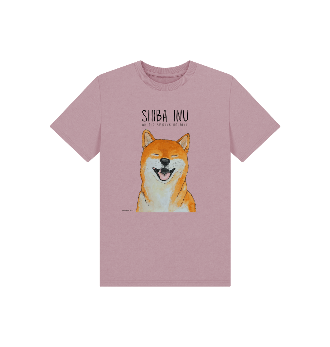 Tiny Human Big Shiba Energy Kids Tee