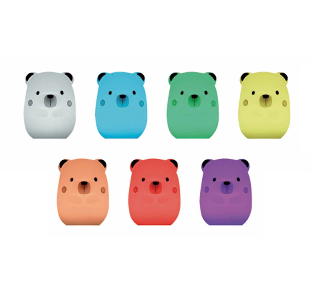 Yum Bear Big Silicone Night Light Rechargeable Colour Changing Sensory Lamp