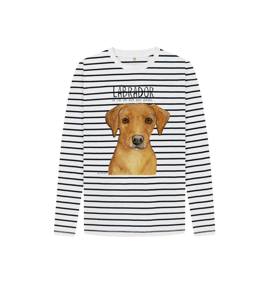 Snack Seeker Stripes Fox Red Labrador Breton Top