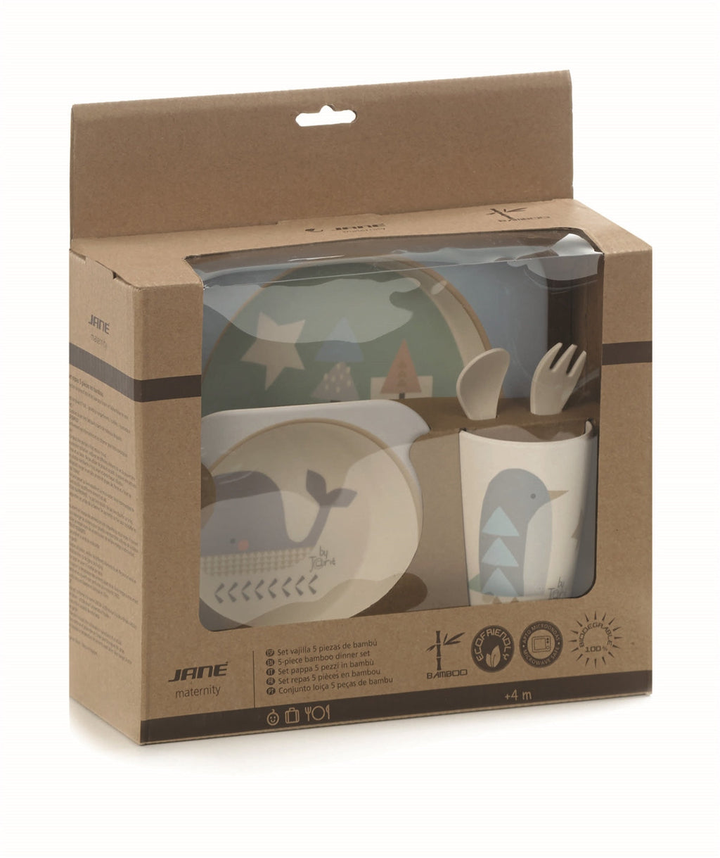 Melamine Baby Tableware 5 Piece Dinner Set