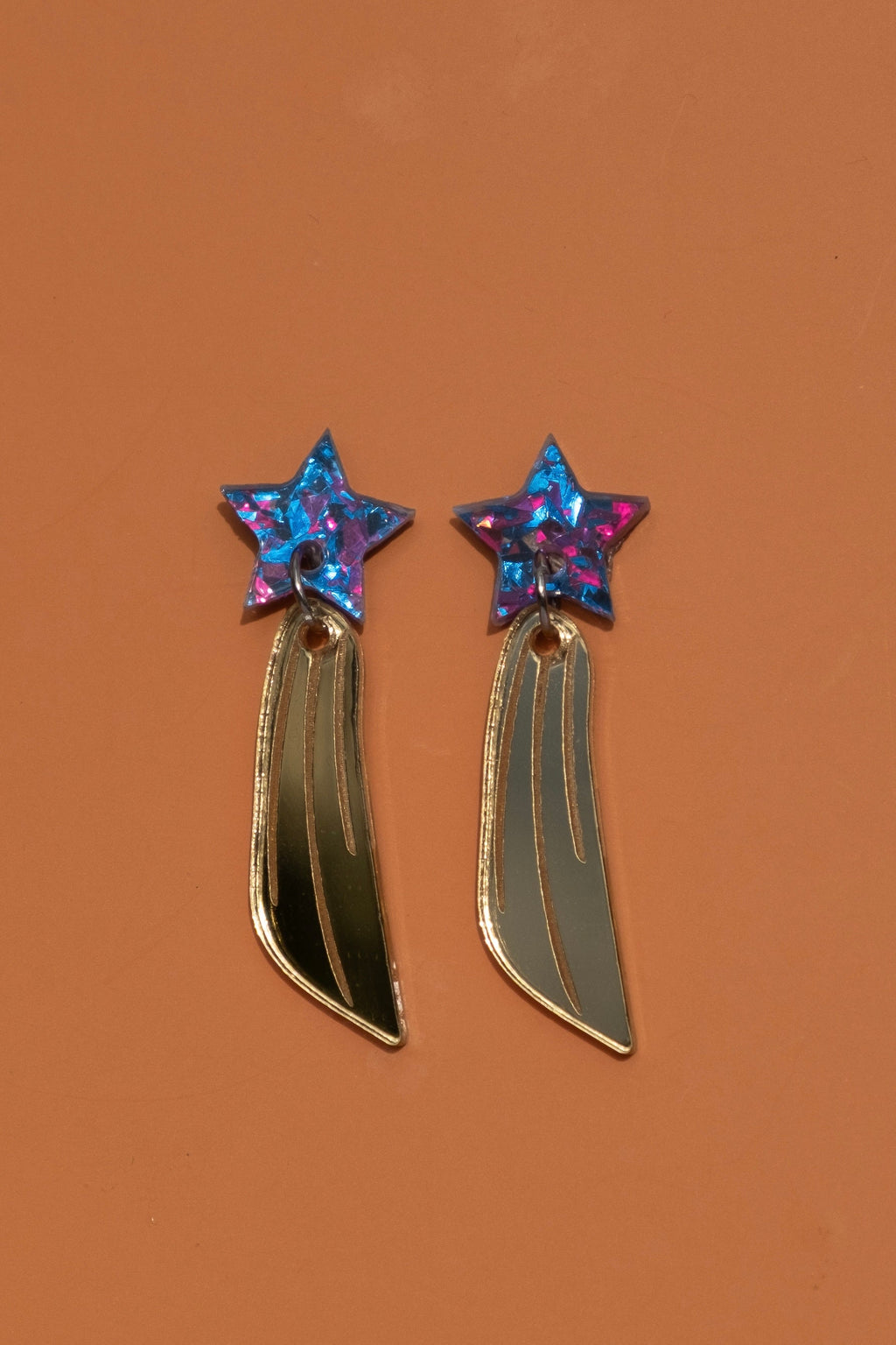 Shooting Star Stud Earrings