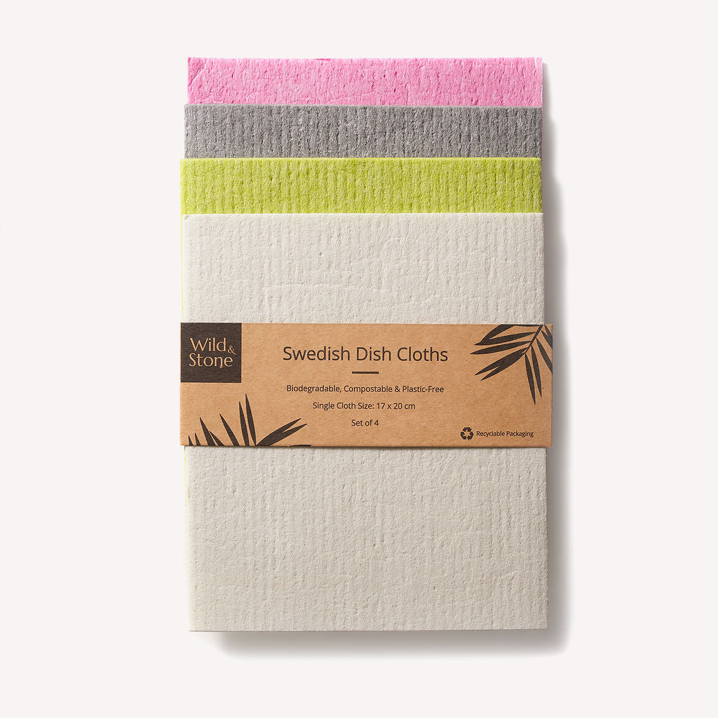 Compostable Dish Cloths Set of 4