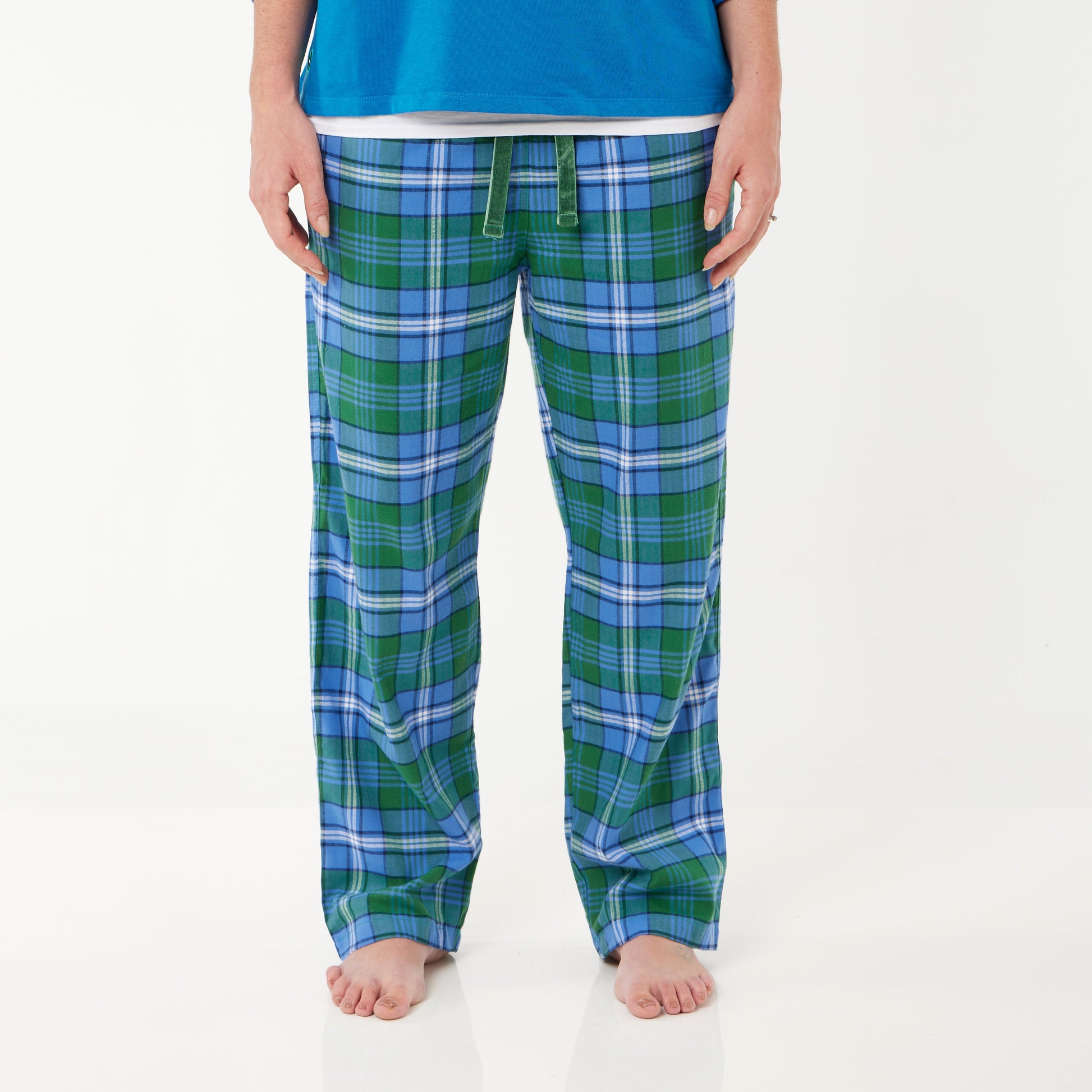 Women Green Sea Turtle Loungers in Organic Cotton