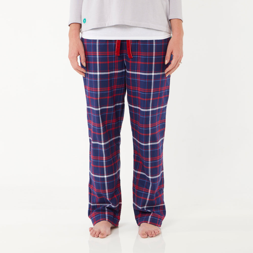 Women Red Panda Loungers in Organic Cotton