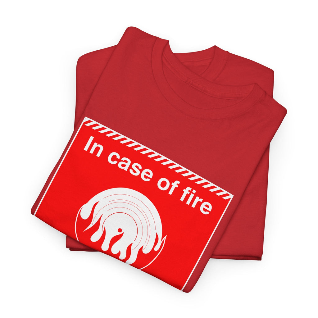 In Case of Fire Save My Vinyl T Shirt