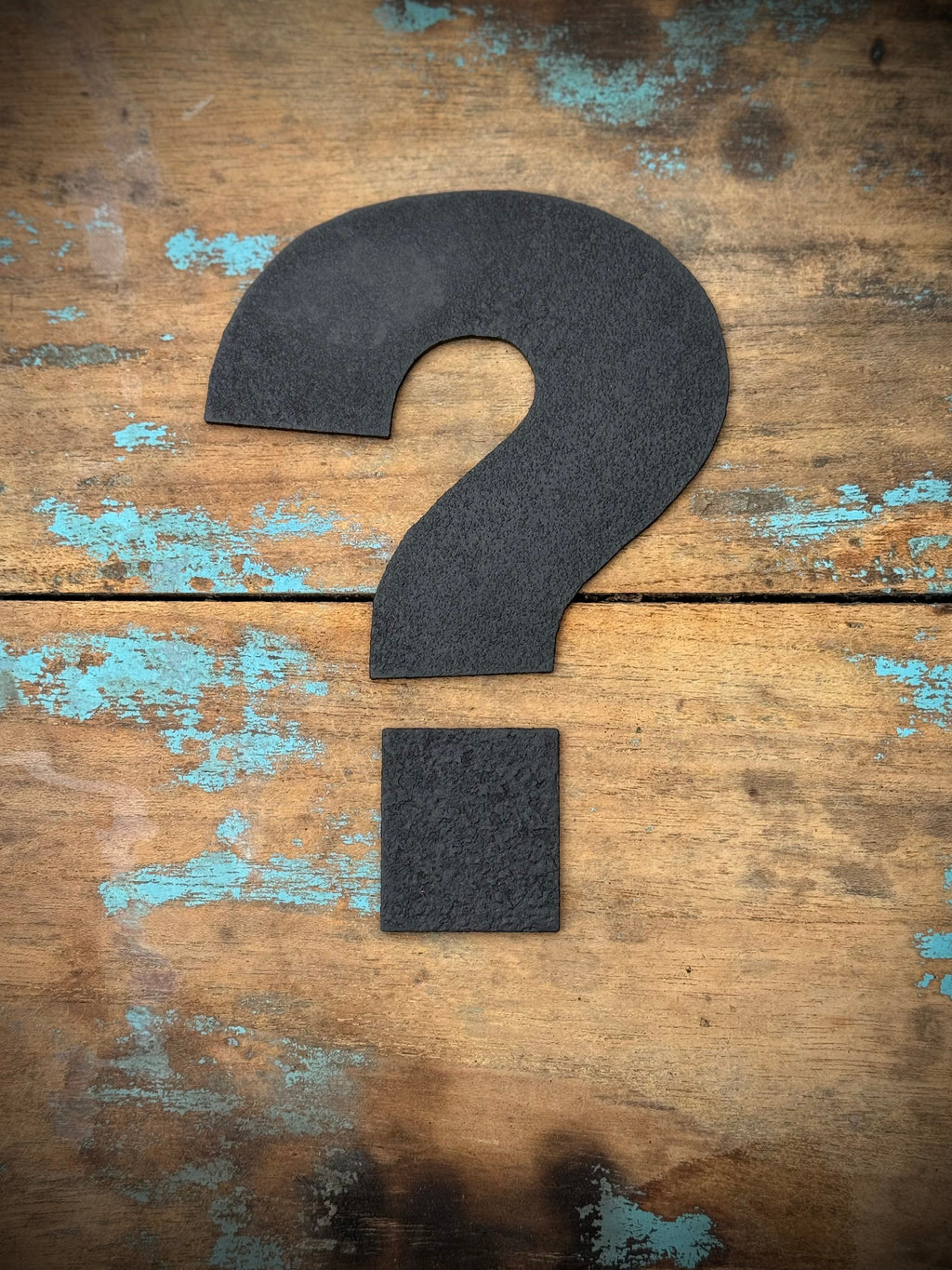 Black Metal Letters 12 inch and 5 inch Rustic Industrial Wall Decor