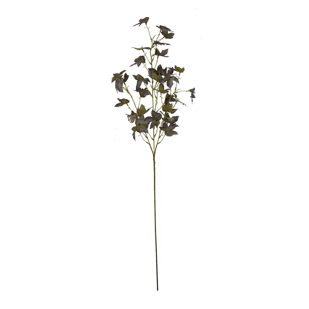 Lifelike autumn foliage stem with amber and burgundy leaves, 38 tall, perfect for seasonal decor by sostter at brixbailey.com