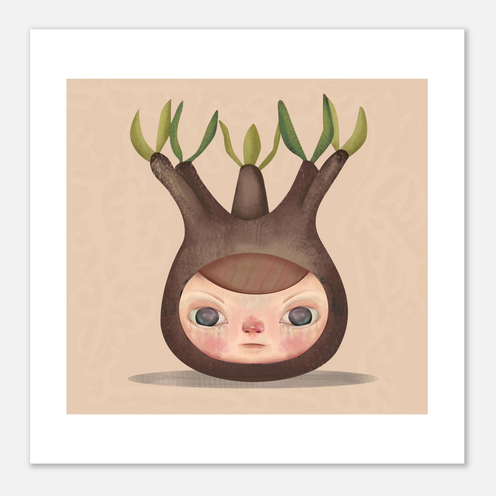 The Stolen Ninety Year Old Head Art Print